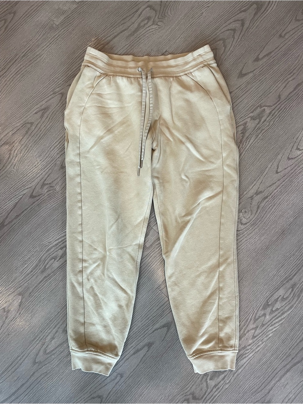 lululemon athletica Cream Drawstring Jogger Pants